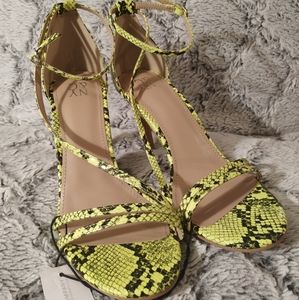 Snakeskin heels